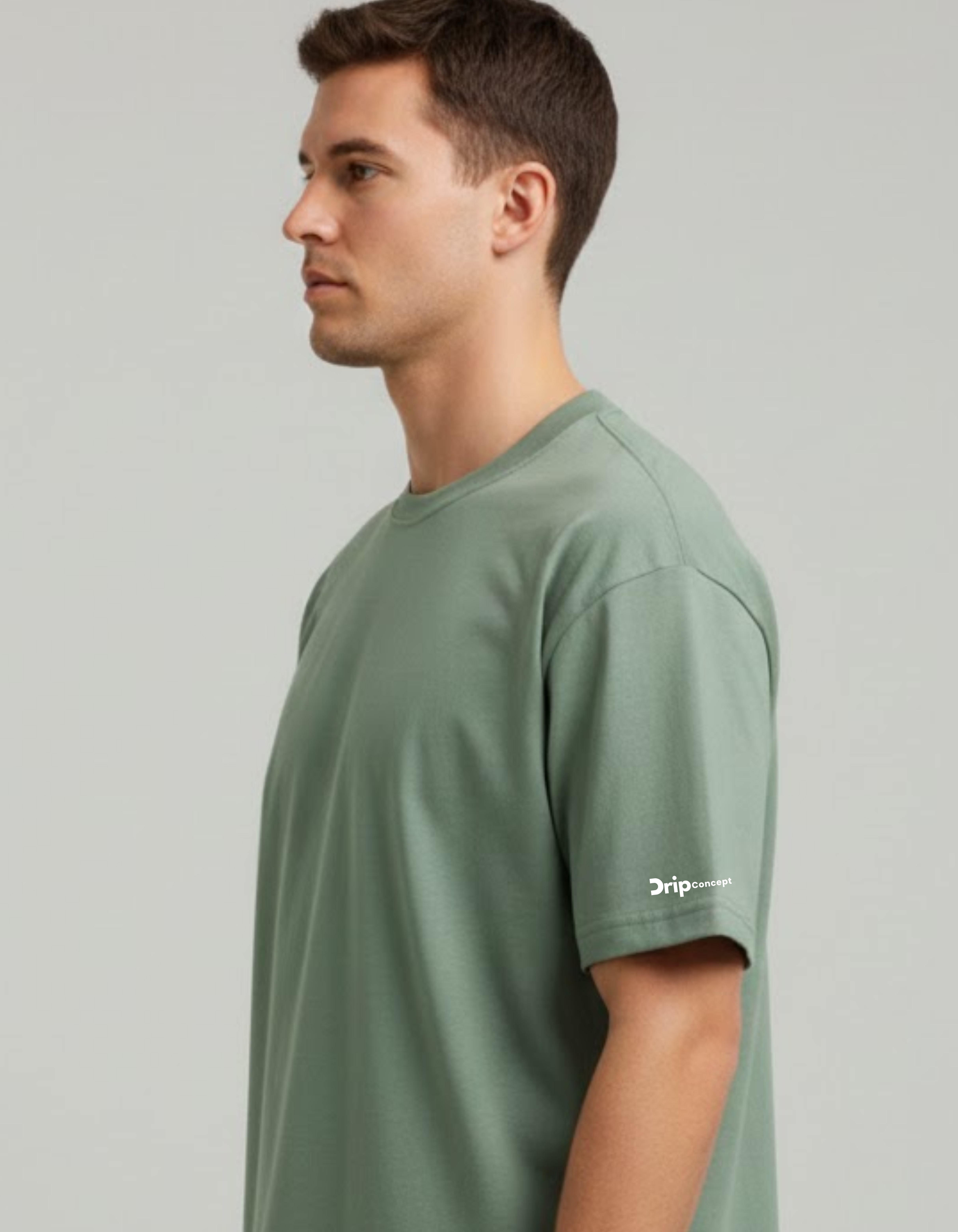 BleedSkin Oversized Tee – Sage Edition